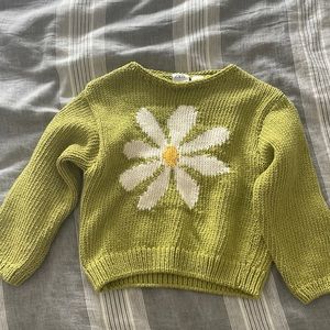 🌼 Zara 🌼flower sweater 4t never worn